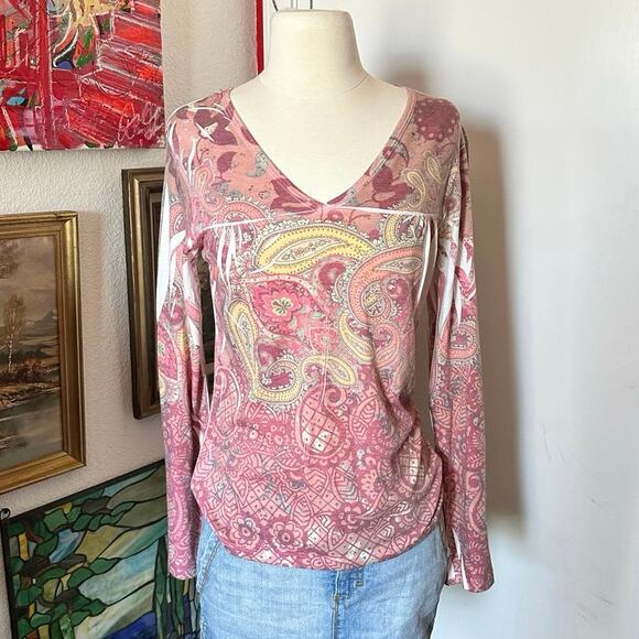 savjic couture parsley bohemian long sleeve shirt - Picture 1 of 3